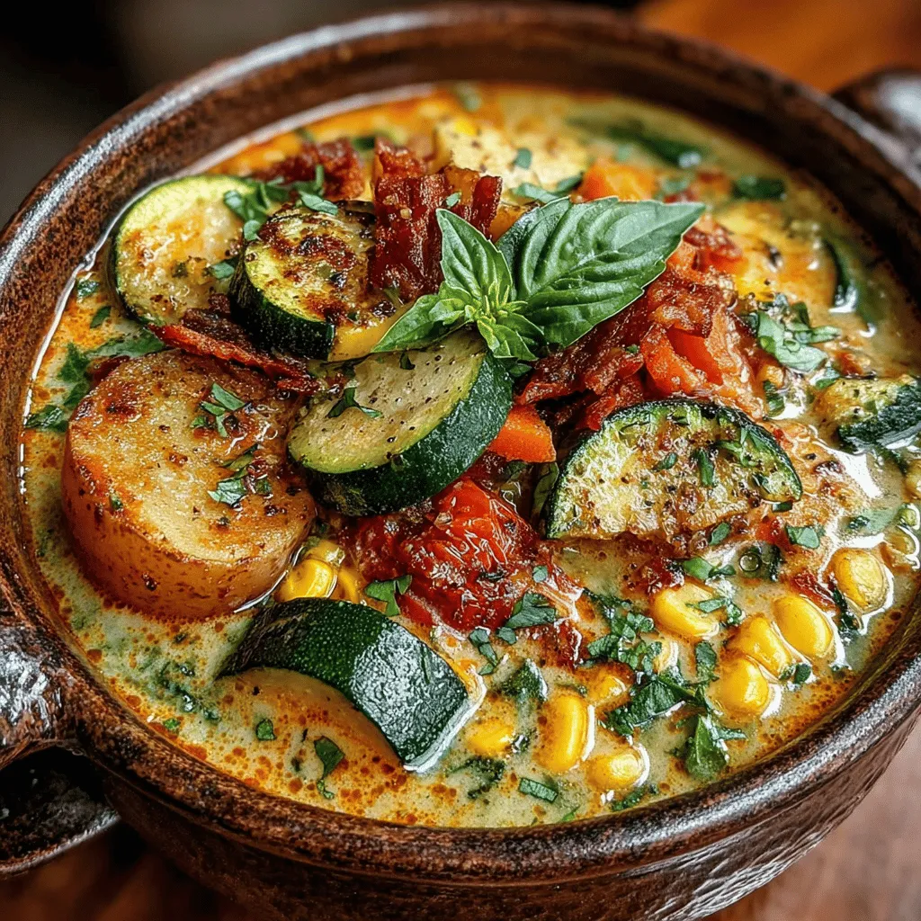 As the seasons shift and the air turns crisp, there's nothing quite like a warm, comforting bowl of chowder to soothe the soul. Creamy Zucchini Corn Chowder stands out as a delightful and hearty option, combining the fresh flavors of summer produce with the cozy essence of a traditional chowder. This dish is not only a celebration of seasonal ingredients but also a versatile recipe that caters to various dietary preferences, making it a perfect choice for family dinners or gatherings with friends.
