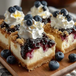 Cheesecake is a beloved dessert that has captivated the hearts and taste buds of dessert enthusiasts for centuries. Known for its rich and creamy texture, cheesecake comes in many variations, from classic New York-style to fruity interpretations. Among these delightful renditions, Frozen Blueberry Cheesecake Bars stand out as a refreshing and delicious treat that is perfect for any occasion. Whether you're hosting a summer BBQ, celebrating a birthday, or simply craving a sweet indulgence, these bars promise to be a hit.