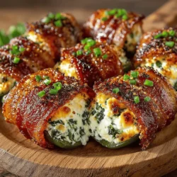 In the world of culinary delights, appetizers hold a special place, particularly during social gatherings and celebrations. They serve as the warm welcome to a meal, tantalizing taste buds and paving the way for the main course. Among the myriad of appetizer options, bacon-wrapped snacks have carved out a niche for themselves, captivating food lovers with their irresistible combination of flavors and textures. Today, we’re diving into a delightful recipe for Bacon-Wrapped Jalapeño Cheese Bites—a dish that perfectly embodies the harmony of spice and flavor, making it a standout choice for any occasion.