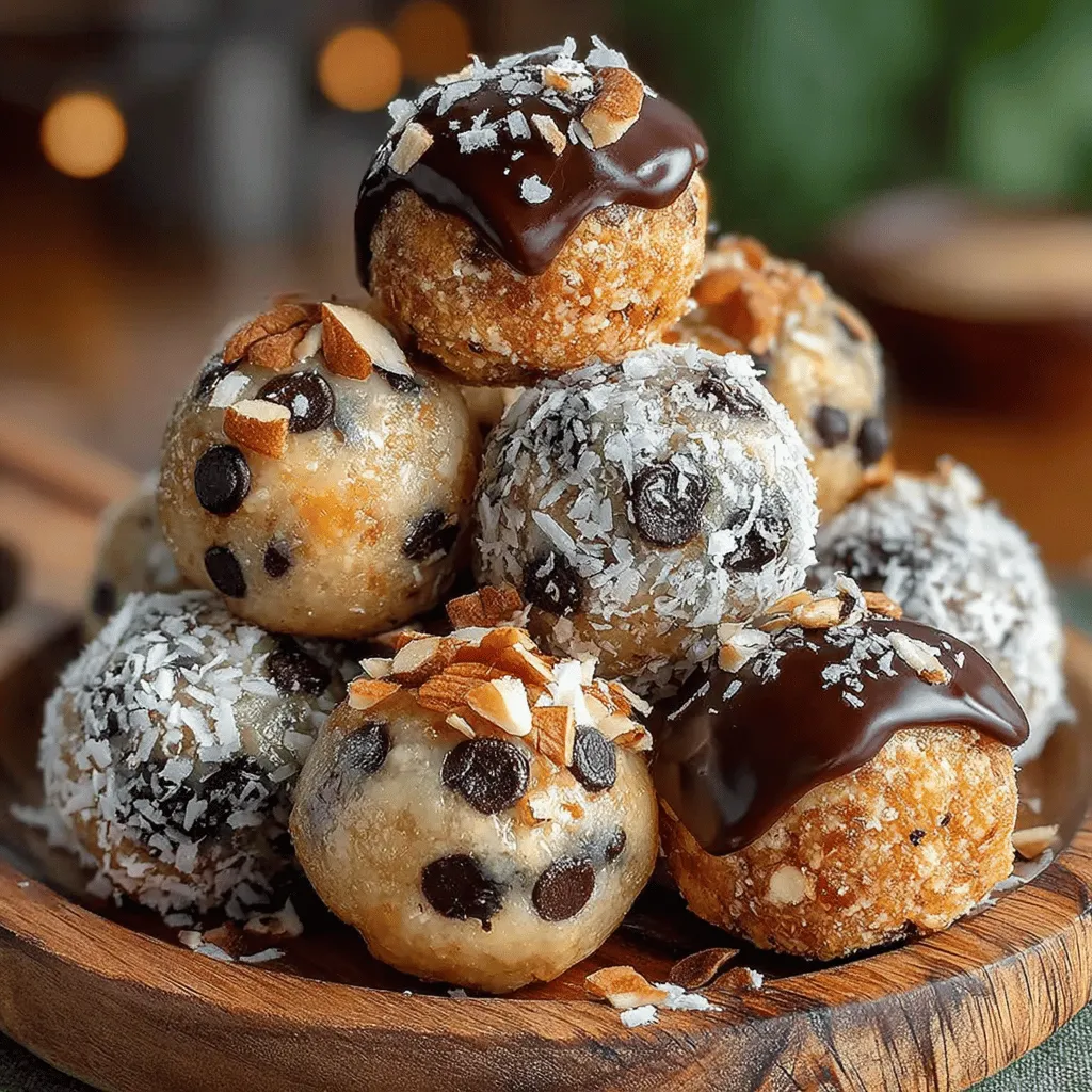 Once all your ingredients are well mixed, it’s time to shape your Nutty Bliss Trail Mix Energy Balls. The ideal size for energy balls is typically about one inch in diameter. This size is perfect for popping into your mouth as a quick snack without being too overwhelming. To achieve the perfect shape, use your hands to scoop a small amount of the mixture—about the size of a tablespoon. Roll it between your palms until it forms a smooth ball. If the mixture feels too sticky, you can lightly dampen your hands with water or a bit of coconut oil to help with the rolling process.