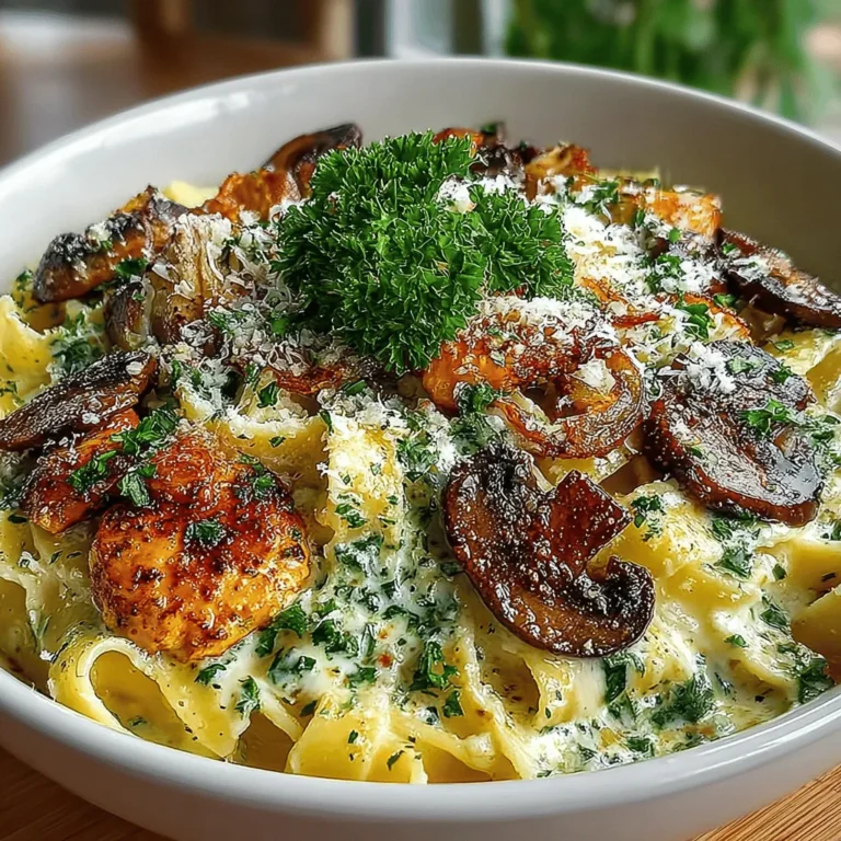 If you’re in search of a dish that embodies comfort and satisfaction, look no further than Creamy Roasted Garlic Mushroom Pasta. This delectable recipe is an ode to the rich flavors of roasted garlic, earthy mushrooms, and a luscious cream sauce that envelops fettuccine pasta. Whether you’re winding down after a long day or hosting a cozy dinner for friends, this meal is sure to impress. The beauty of this dish lies in its simplicity; with just a few high-quality ingredients, you can create a culinary masterpiece that feels both indulgent and approachable.