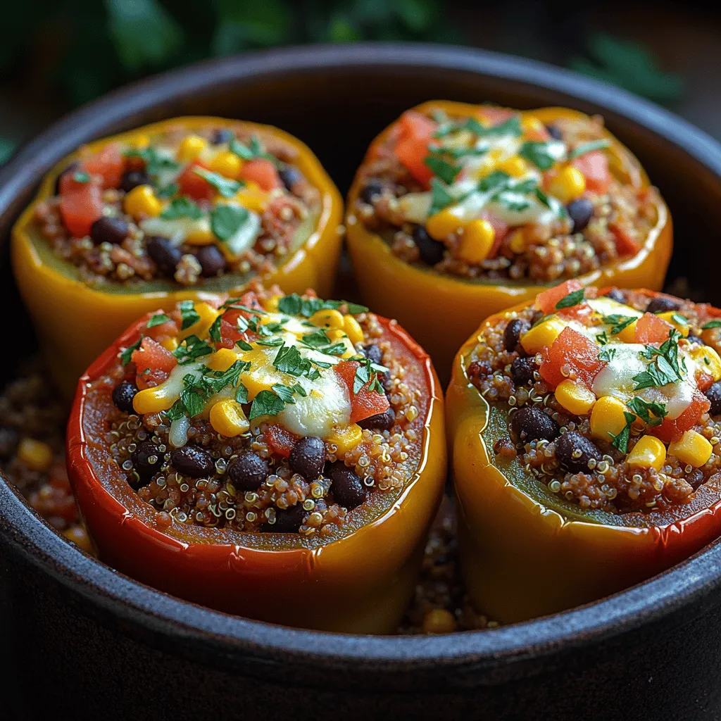 There’s something incredibly comforting about a home-cooked meal, especially when it fills the air with tantalizing aromas and brings everyone together around the dinner table. One of my fondest childhood memories involves my mother preparing stuffed bell peppers on a chilly Sunday afternoon. The vibrant colors of the peppers, the sizzling sounds from the kitchen, and the anticipation of that first flavorful bite created a sense of warmth and belonging that still resonates with me today. Fast forward a few years, and I’ve made it my mission to recreate that love and comfort in my own kitchen with a little twist. Enter my Savory Slow Cooker Stuffed Bell Peppers—a dish that’s not only easy to prepare but also bursting with flavors and nutrition, perfect for busy weeknights or cozy family gatherings.