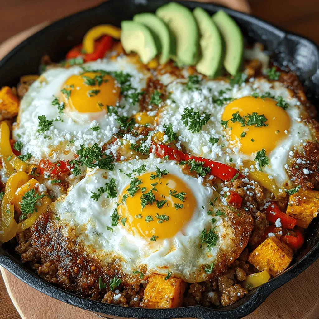 Let’s talk about what you’ll need to whip up this delightful breakfast hash. Each ingredient plays a vital role in creating the perfect balance of flavors and textures that will make your mornings more enjoyable.