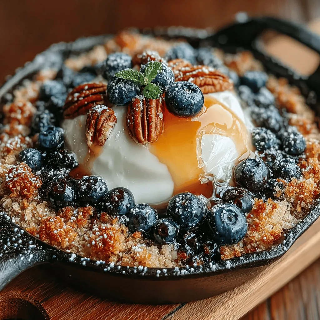 When it comes to breakfast, few dishes can match the comforting allure of a Warm Blueberry Crumble Breakfast Skillet. This delightful dish combines the sweetness of fresh blueberries with a crunchy, buttery topping, making it an irresistible choice for anyone looking to start their day on a delicious note. Whether you’re hosting a family brunch, planning a cozy breakfast gathering with friends, or simply treating yourself to a special morning meal, this recipe is sure to impress.