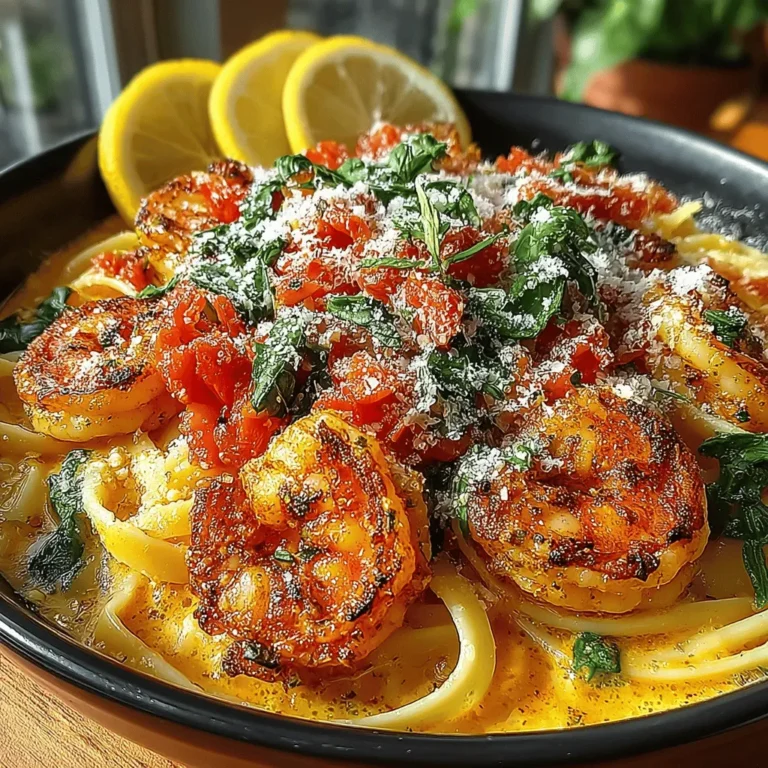 Creamy Tomato Basil Shrimp Pasta is a delightful dish that perfectly balances rich flavors and fresh ingredients. This pasta recipe not only tantalizes the taste buds but also brings a touch of elegance to the dining table, making it an ideal choice for both casual weeknight dinners and special gatherings. The combination of tender shrimp, creamy tomato sauce, and aromatic basil creates a comforting yet sophisticated meal that appeals to seafood lovers and pasta enthusiasts alike.