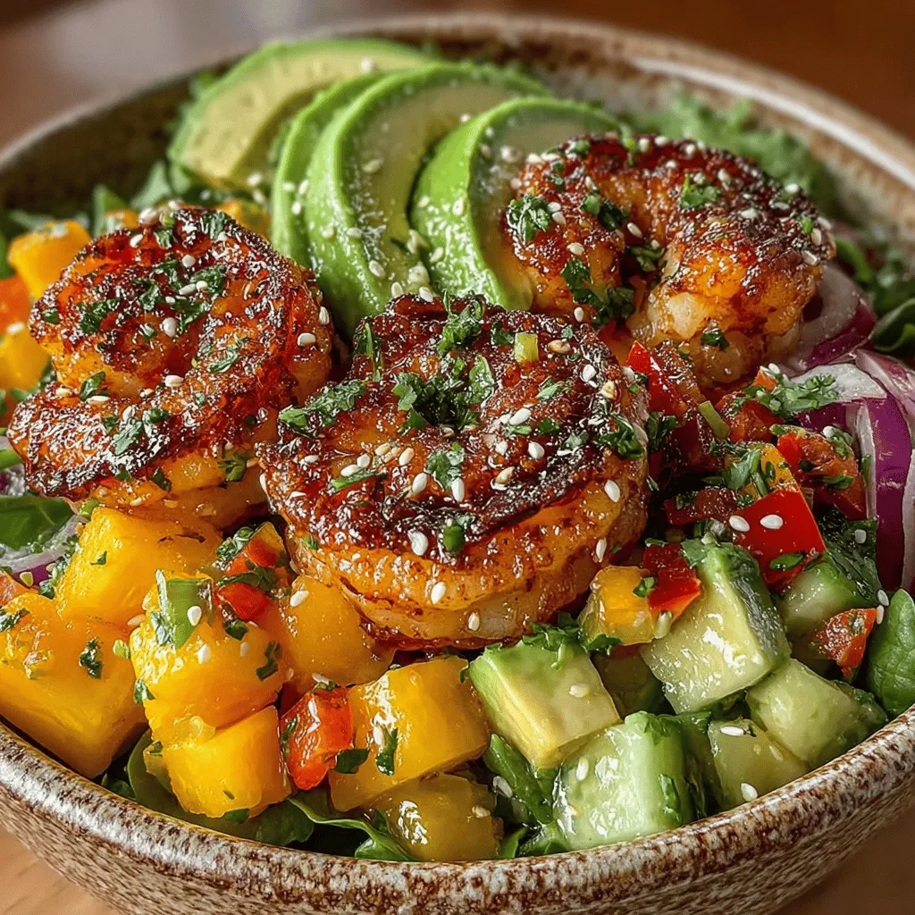 As the sun shines brighter and the temperatures rise, nothing beats the allure of a vibrant, refreshing dish that captures the essence of summer. Enter the Tropical Bliss Mango & Shrimp Salad Bowl—a tantalizing combination of succulent shrimp, juicy mango, and a medley of fresh greens that transports your taste buds straight to a sunny beach paradise. This dish is not only a feast for the eyes but also a nourishing option packed with vitamins, minerals, and healthy fats, making it perfect for both casual diners and health-conscious food lovers alike.