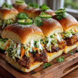 There’s something magical about biting into a perfectly crispy chicken slider. The moment you sink your teeth into the golden crust, you are transported back to summer barbecues and cozy gatherings, where the air is filled with laughter and the irresistible aroma of fried chicken wafts through the air. These Crispy Heaven Sliders with Crunchy Slaw have quickly become my go-to dish whenever I want to recreate those joyous moments in the kitchen. The combination of tender, golden fried chicken topped with a refreshing, crunchy slaw is simply irresistible and promises to please any crowd. It’s not just a meal; it’s an experience that brings people together, making it perfect for everything from casual weeknight dinners to festive gatherings with family and friends.