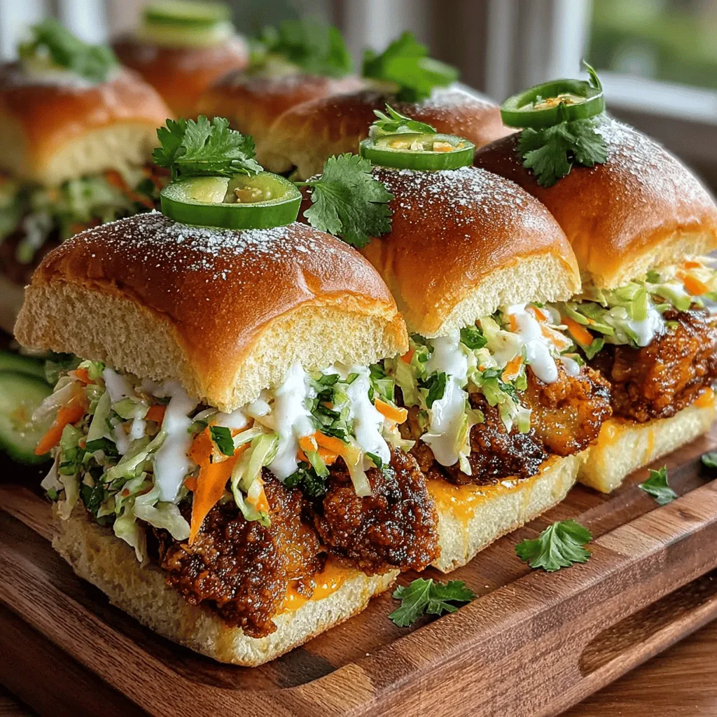 There’s something magical about biting into a perfectly crispy chicken slider. The moment you sink your teeth into the golden crust, you are transported back to summer barbecues and cozy gatherings, where the air is filled with laughter and the irresistible aroma of fried chicken wafts through the air. These Crispy Heaven Sliders with Crunchy Slaw have quickly become my go-to dish whenever I want to recreate those joyous moments in the kitchen. The combination of tender, golden fried chicken topped with a refreshing, crunchy slaw is simply irresistible and promises to please any crowd. It’s not just a meal; it’s an experience that brings people together, making it perfect for everything from casual weeknight dinners to festive gatherings with family and friends.
