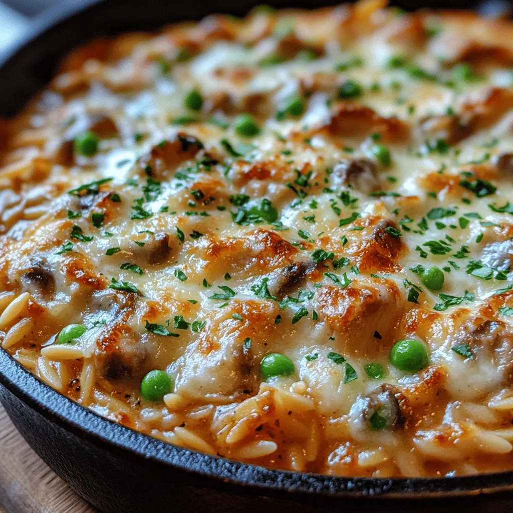 At the heart of this dish lies its simple yet hearty ingredients. Each component plays a crucial role in creating the rich, savory flavor profile that makes this orzo bake so irresistible. Let’s dive into what you’ll need to bring this comforting meal to life.