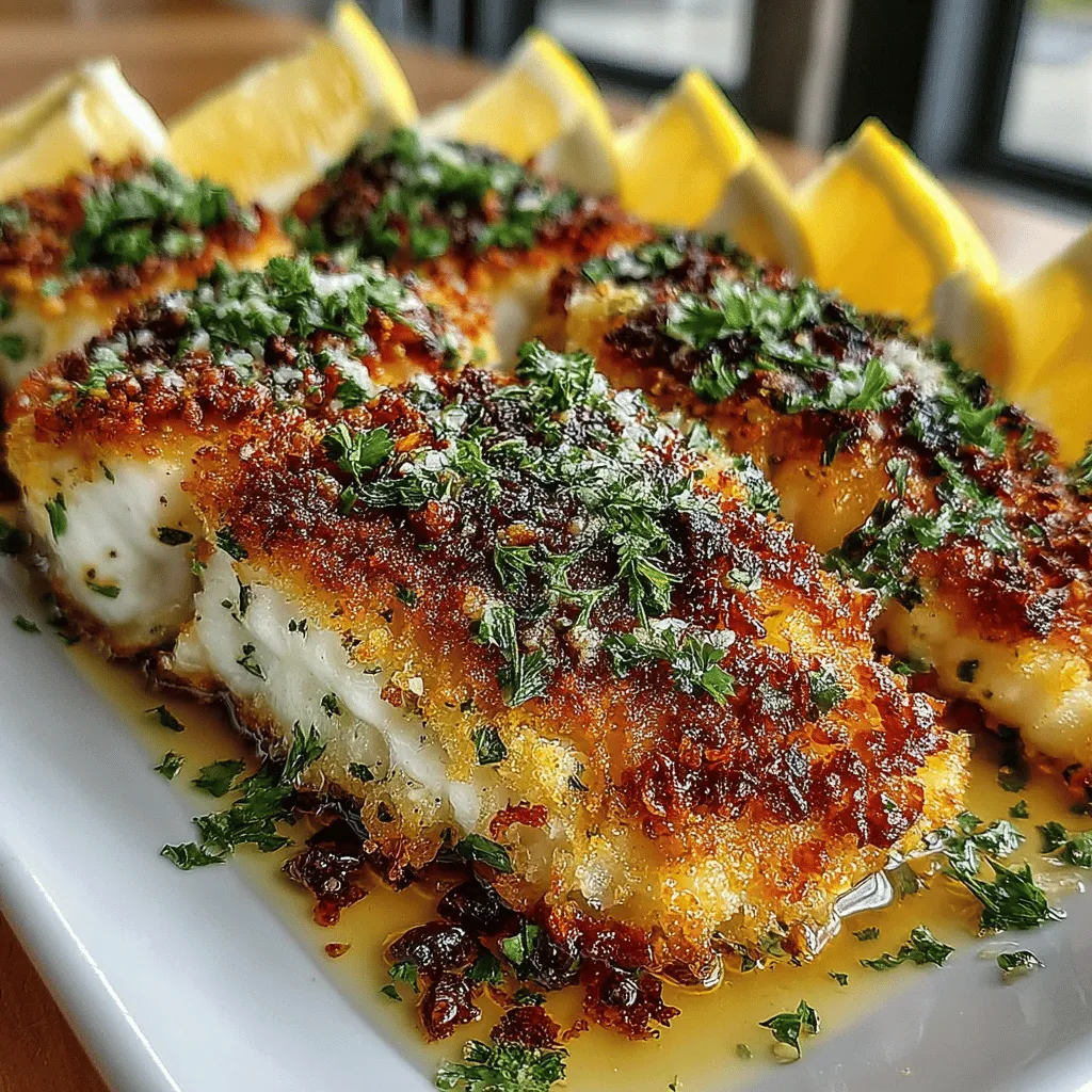 As I sit down to pen this recipe, I’m transported back to sunny days spent near the coast, where the salty breeze mingled with the tantalizing aroma of fresh seafood grilling on the beach. Fish dishes have always held a special place in my heart, evoking memories of family gatherings and laughter around the dinner table. Today, I’m excited to share a dish that encapsulates those joyful moments—the Baked Parmesan Crusted Tilapia with Lemon Butter. This recipe is not only simple and quick to prepare, but it also boasts a delightful blend of textures and flavors that will impress your family and friends. So let’s dive in!