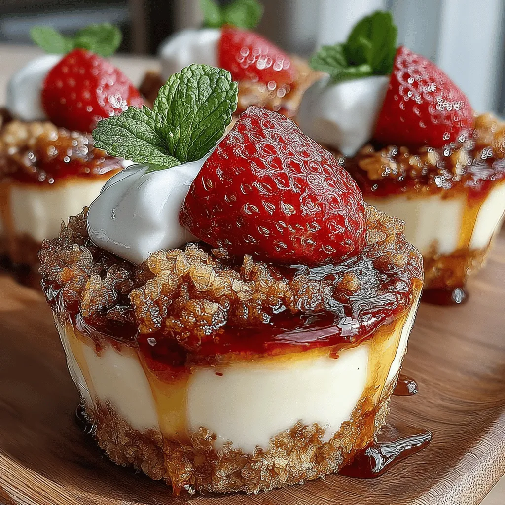 As the temperatures rise and the sun shines brightly, nothing beats a refreshing dessert that not only satisfies your sweet tooth but also nourishes your body. Enter the Frozen Strawberry Banana Crumble Cups – a delightful treat that perfectly marries the vibrant flavors of fresh strawberries and ripe bananas, all elegantly contained in a portable cup format. This recipe is not just a feast for the taste buds; it’s also a smart choice for health-conscious individuals looking for a wholesome snack or dessert option. The combination of juicy strawberries and creamy bananas creates a balance of flavors and textures that appeals to both children and adults alike, making it a go-to choice for family gatherings, summer picnics, or simply a cool afternoon snack.