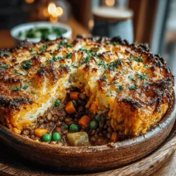 Shepherd’s Pie has long been a beloved comfort food, traditionally made with ground meat and topped with creamy mashed potatoes. This classic dish has been reimagined in countless ways, but one of the most comforting and delicious adaptations is the Cozy Lentil and Sweet Potato Shepherd’s Pie. This plant-based alternative is not only hearty and satisfying but also packed with nutrients, making it a perfect centerpiece for any meal, whether it’s a casual family dinner or a festive gathering.