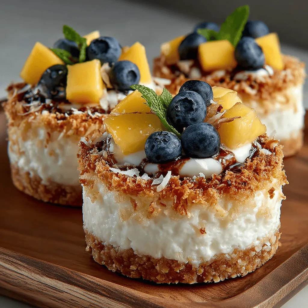 Delve into the delightful world of tropical flavors with our Tropical Bliss Frozen Yogurt Coconut Cookie Rounds. This recipe is a celebration of sunny days and exotic tastes, blending the nutty essence of coconut with the creamy goodness of Greek yogurt. Each bite offers a refreshing treat that is not only delicious but also guilt-free, making it an ideal option for warm afternoons or as a wholesome dessert. The combination of rich coconut, creamy yogurt, and the subtle sweetness from natural sweeteners creates a unique flavor profile that is sure to please.