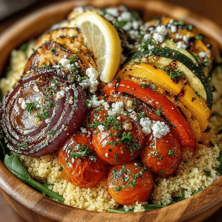 In the realm of healthy eating, couscous bowls have emerged as a vibrant and wholesome option for those seeking a satisfying meal that is both nutritious and visually appealing. With their roots in North African cuisine, couscous bowls have transcended cultural boundaries to become a staple in many kitchens around the world. The Colorful Grilled Veggie Couscous Bowls, in particular, encapsulate the essence of this trend, showcasing a medley of vibrant vegetables paired with fluffy couscous, creating a dish that is as delightful to the eyes as it is to the palate.