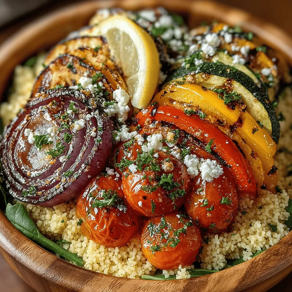 In the realm of healthy eating, couscous bowls have emerged as a vibrant and wholesome option for those seeking a satisfying meal that is both nutritious and visually appealing. With their roots in North African cuisine, couscous bowls have transcended cultural boundaries to become a staple in many kitchens around the world. The Colorful Grilled Veggie Couscous Bowls, in particular, encapsulate the essence of this trend, showcasing a medley of vibrant vegetables paired with fluffy couscous, creating a dish that is as delightful to the eyes as it is to the palate.