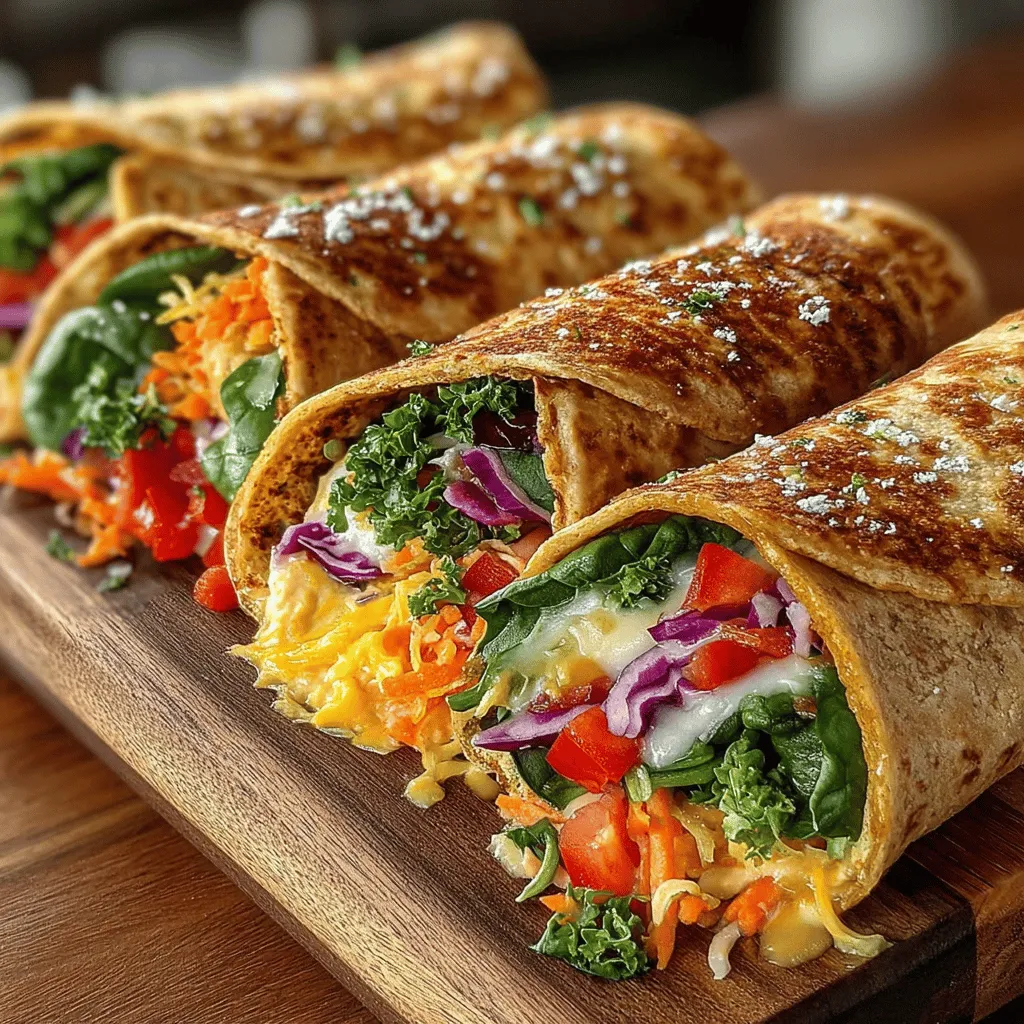 In today's fast-paced world, finding a meal that is both nutritious and quick to prepare can be a challenge. Enter Cheesy Veggie Wraps, a delightful solution that marries convenience with health. These wraps are not only packed with flavor but also offer a myriad of nutritional benefits, making them an ideal choice for busy individuals and families alike. With whole wheat tortillas as your base and a colorful medley of fresh vegetables, these wraps deliver cheesy goodness while keeping your meals light and wholesome.