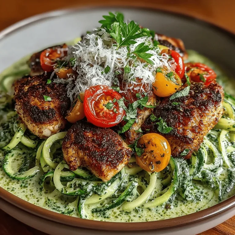 To create the perfect Creamy Basil Chicken Zoodle Bowl, it's essential to understand the key ingredients that contribute to both its flavor and health benefits.