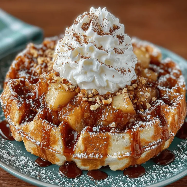 There’s something undeniably comforting about combining warm, spiced apples with crispy, golden waffle bowls. Cinnamon Apple Waffle Bowls bring together the best of breakfast and dessert, making them a versatile dish that can be enjoyed any time of day. Whether you’re looking for a cozy breakfast to start your morning or a delightful dessert to impress your guests, this recipe strikes the perfect balance between indulgence and simplicity. The fusion of warm cinnamon apples nestled in a homemade waffle bowl creates a delightful texture contrast that is sure to please everyone around the table.