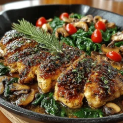 If you're looking to elevate your weeknight dinner routine or impress guests at a gathering, the Chicken Skillet with Sweet Fig Jam & Balsamic Glaze is the perfect recipe for you. This dish marries succulent chicken breasts with the rich sweetness of fig jam and the tangy depth of balsamic glaze, resulting in a meal that's both comforting and sophisticated. With its unique flavor profile, this recipe stands out as a delightful fusion of sweet and savory, making it a favorite for those who appreciate a culinary adventure.