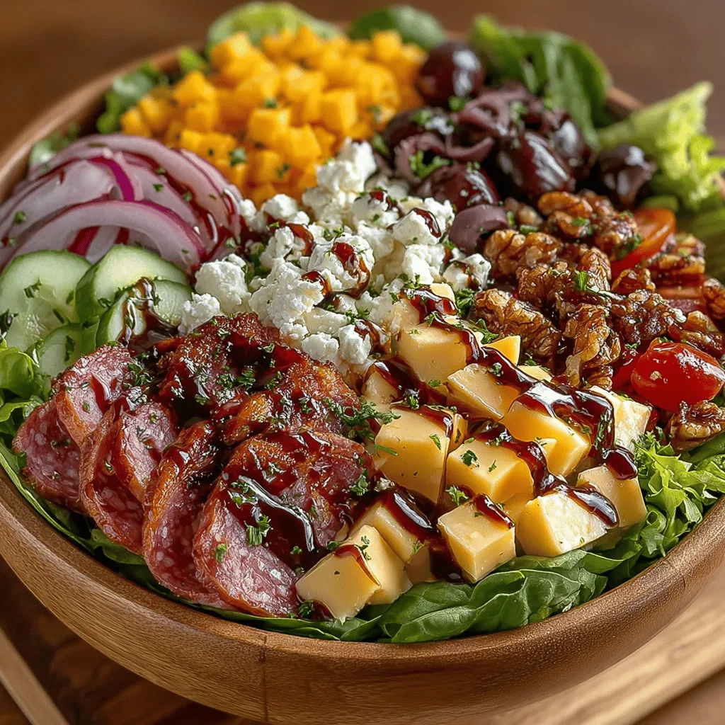 In recent years, charcuterie boards have surged in popularity, transforming from a traditional appetizer to a trendy culinary experience. These beautifully arranged platters of cured meats, cheeses, and complementary accompaniments have inspired a new wave of creativity in the kitchen, leading to the emergence of charcuterie salads. One such delightful creation is the Vibrant Charcuterie Salad Bowl—a colorful and nutritious meal that encapsulates the essence of the beloved charcuterie board in a refreshing salad format.