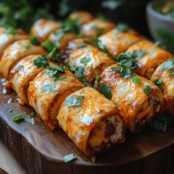 When it comes to satisfying snacks that are perfect for a variety of occasions, Mini BBQ Chicken Cheddar Rollups stand out as a favorite. Whether you’re hosting a game day party, organizing a family gathering, or simply looking for a delicious appetizer to enjoy during movie night, these rollups are sure to please a crowd. With their delightful combination of smoky BBQ chicken, creamy cheddar cheese, and a crispy exterior, they offer a tasty treat that is both fulfilling and easy to prepare.