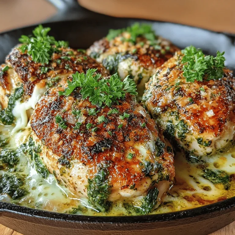 To create the perfect Creamy Pesto Chicken and Spinach Bake, it's essential to understand the key ingredients that contribute to its flavor and texture. Here’s a closer look at what you’ll need: