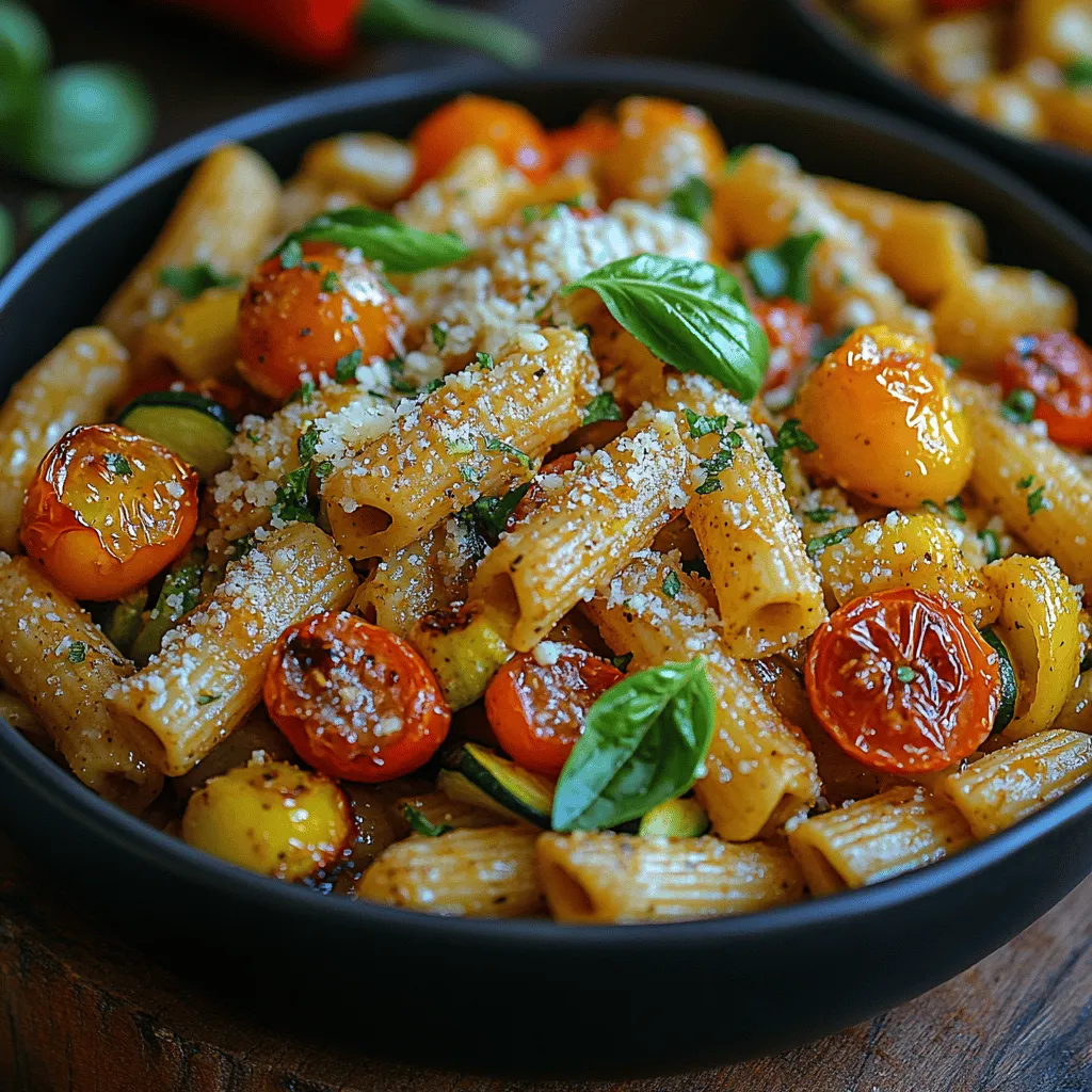 In the world of culinary delights, few dishes can compete with the simplicity and heartiness of Garlic Roasted Veggie Pasta Bowls. This dish not only serves as a satisfying meal but also packs a nutritional punch, making it an ideal choice for anyone looking to incorporate more wholesome ingredients into their diet. With its vibrant colors and rich flavors, this pasta bowl is a feast for both the eyes and the palate. The combination of roasted vegetables, whole wheat pasta, and aromatic garlic creates a delightful harmony that is both comforting and invigorating.