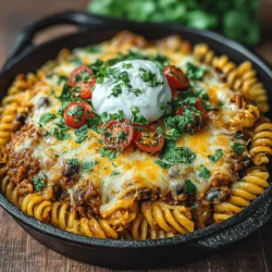 In the realm of comfort food, few dishes capture the heart and taste buds quite like a well-prepared pasta skillet. The Spicy Hatch Chili Enchilada Pasta Skillet is a vibrant and flavorful fusion that marries the rich, zesty essence of traditional Mexican enchiladas with the comforting, hearty texture of pasta. This innovative dish not only showcases the versatility of ingredients but also brings a unique twist to classic comfort foods, making it a perfect meal for families and gatherings alike.