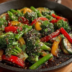 Sweet & Savory Fig Jam Veggie Stir Fry