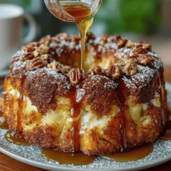 Apple Cinnamon Pull-Apart Monkey Bread is a delightful treat that combines the comforting flavors of cinnamon, warm apples, and gooey biscuit dough into a pull-apart masterpiece. This recipe is not only easy to make but also perfect for gatherings, brunches, or cozy family breakfasts. With a golden-brown exterior and a sweet, cinnamon-infused interior, this dish is sure to impress. In this article, we will explore the origins of monkey bread, the ingredients that make this recipe special, and provide a step-by-step guide to creating this delicious dessert.