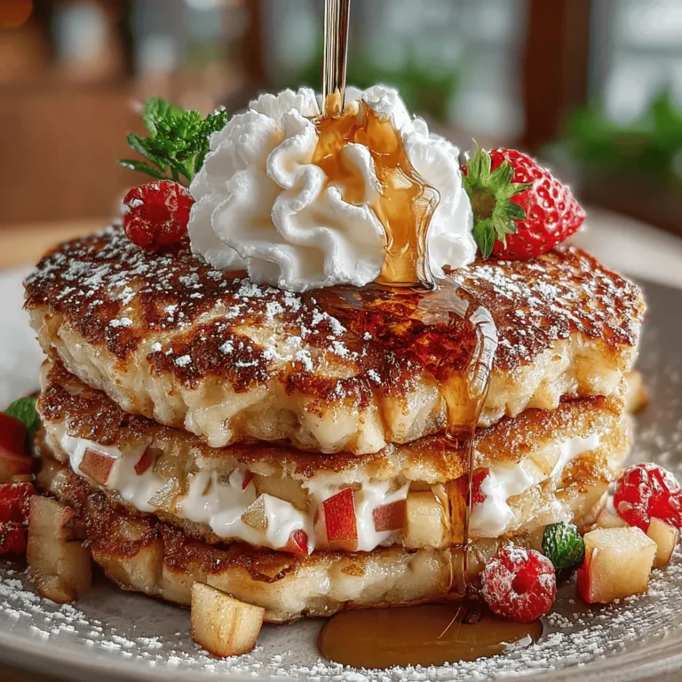 Breakfast is often heralded as the most important meal of the day, setting the tone for our energy levels, focus, and mood throughout the morning. It plays a critical role in daily nutrition, providing essential vitamins and minerals needed to fuel our bodies and minds. A well-rounded breakfast can improve cognitive function, support metabolism, and even enhance overall well-being. Among the myriad of breakfast options available, few can rival the delightful combination of flavors and textures found in Apple Cinnamon Pancake Sandwiches.