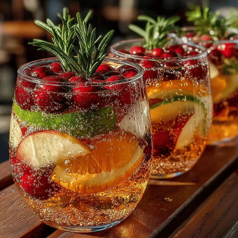 To create a delicious Cranberry Apple Cider Sangria, begin by mixing your base ingredients. In a large pitcher, combine 1 bottle (750 ml) of dry red wine, 2 cups of apple cider, 1 cup of cranberry juice, and 1/2 cup of orange liqueur, such as Grand Marnier or Cointreau. These components work together to create a harmonious blend of flavors.