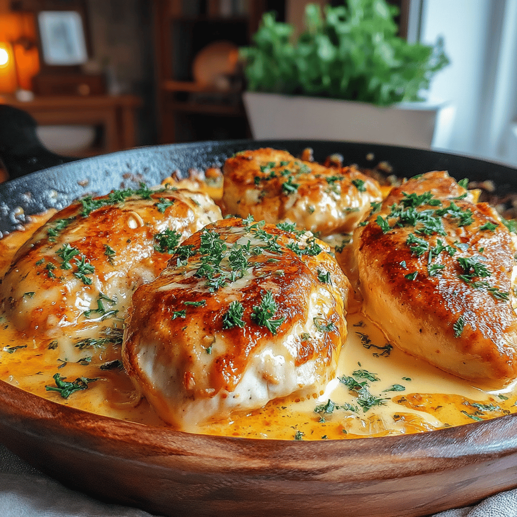 Welcome to the ultimate comfort food experience! If you're looking for a dish that combines rich flavors, creamy textures, and quick preparation, you've hit the jackpot with this Creamy Garlic Butter Chicken Skillet. Perfect for busy weeknights or a delightful weekend dinner, this recipe brings together tender chicken breasts, aromatic garlic, and a luxurious creamy sauce that envelops each bite in irresistible goodness.