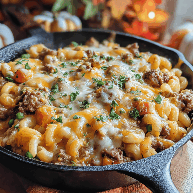 As the leaves begin to change and the air turns crisp, there's nothing quite like a warm, comforting meal to gather around during those cozy autumn nights. Enter the One-Pan Cheesy Beef Casserole—a dish that combines the hearty flavors of seasoned ground beef, tender pasta, and a melty layer of cheese that pulls together beautifully in a single pan. This recipe is not just about convenience; it’s about creating a symphony of flavors that evoke the essence of fall.