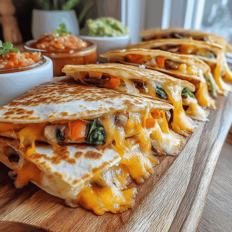 If you're looking for a quick meal that satisfies your cravings while keeping your health in check, then you've stumbled upon the perfect recipe! The 'Quick and Healthy Veggie Quesadilla with a Cheesy Comfort Kick' is not only a delightful fusion of flavors but also a breeze to prepare. Packed with vibrant vegetables and enveloped in crispy tortillas, this quesadilla not only delivers on taste but also brings a nutritious punch to your plate.