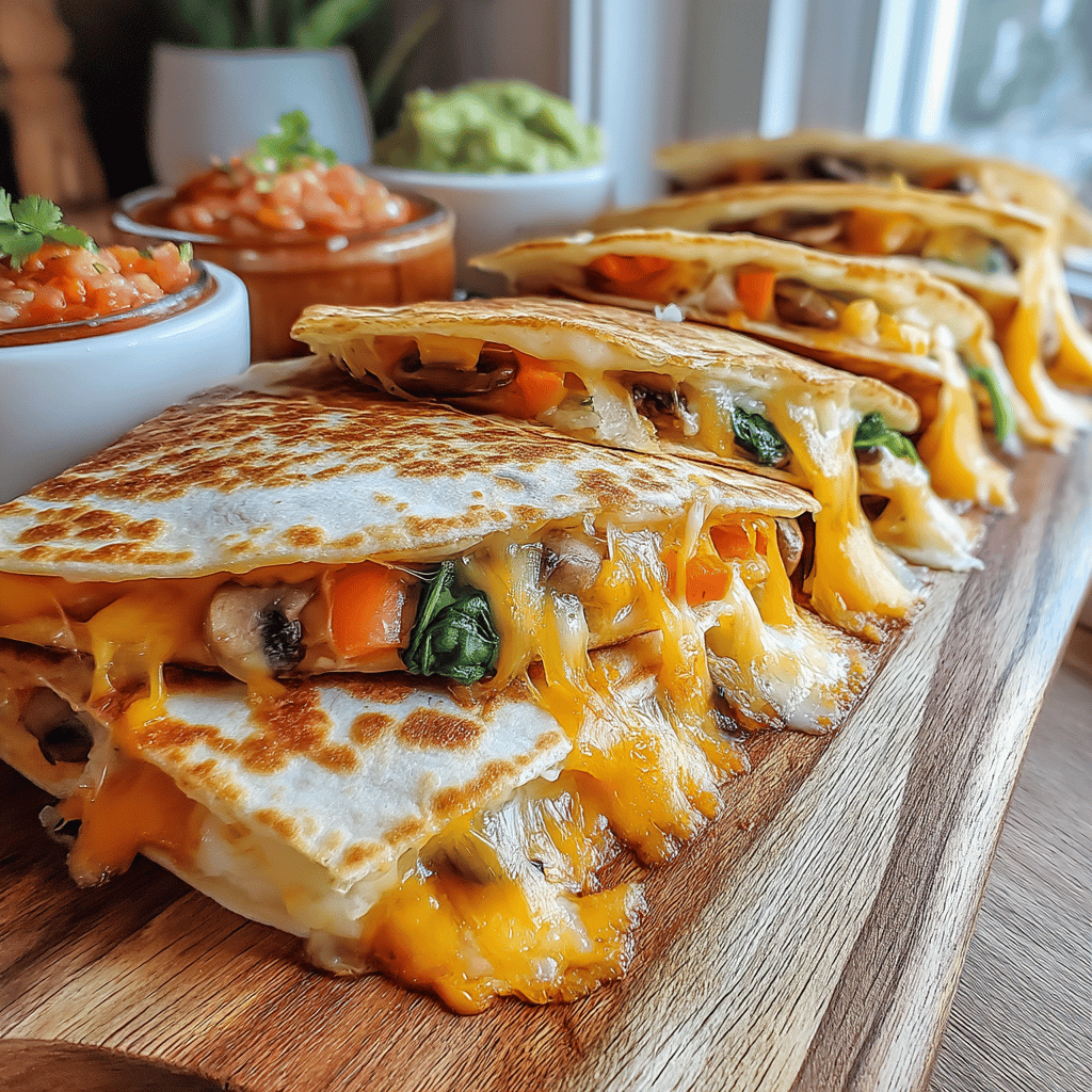 If you're looking for a quick meal that satisfies your cravings while keeping your health in check, then you've stumbled upon the perfect recipe! The 'Quick and Healthy Veggie Quesadilla with a Cheesy Comfort Kick' is not only a delightful fusion of flavors but also a breeze to prepare. Packed with vibrant vegetables and enveloped in crispy tortillas, this quesadilla not only delivers on taste but also brings a nutritious punch to your plate.