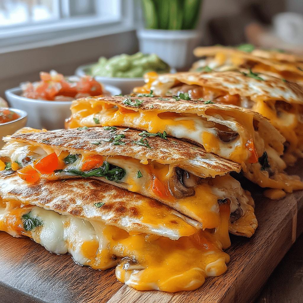 If you're looking for a quick meal that satisfies your cravings while keeping your health in check, then you've stumbled upon the perfect recipe! The 'Quick and Healthy Veggie Quesadilla with a Cheesy Comfort Kick' is not only a delightful fusion of flavors but also a breeze to prepare. Packed with vibrant vegetables and enveloped in crispy tortillas, this quesadilla not only delivers on taste but also brings a nutritious punch to your plate.