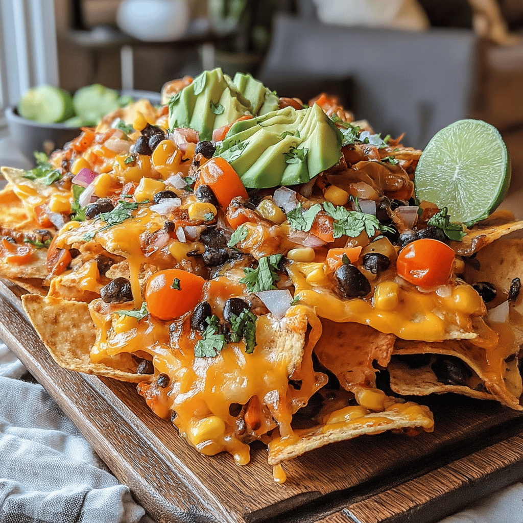 Game day is the perfect excuse to indulge in some delicious snacks, and what better way to celebrate than with a vibrant platter of Sheet Pan Loaded Veggie Nachos? These nachos are the ultimate crowd-pleaser, bringing together a delightful medley of flavors and textures that even the most devoted carnivores will enjoy.